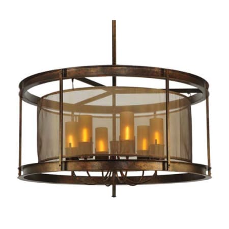 Meyda Tiffany Cordoba 6 Light 42" Wide Pillar Candle Pendant N/A