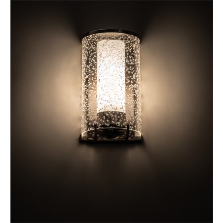Meyda Tiffany Cilindro 11" Tall Wall Sconce Chrome