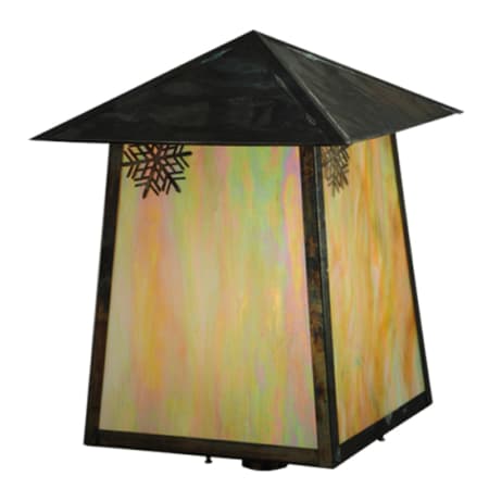 Meyda Tiffany Stillwater 28" Tall Post Light Vintage Copper