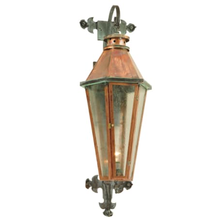 Meyda Tiffany Millesime 42" Tall Wall Sconce Raw Copper / Verdigris
