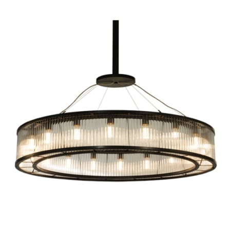 Meyda Tiffany Marquee 18 Light 59" Wide Pendant Timeless Bronze