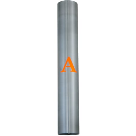 Meyda Tiffany 4" W Personalized "A" Wall Sconce Brushed Aluminum
