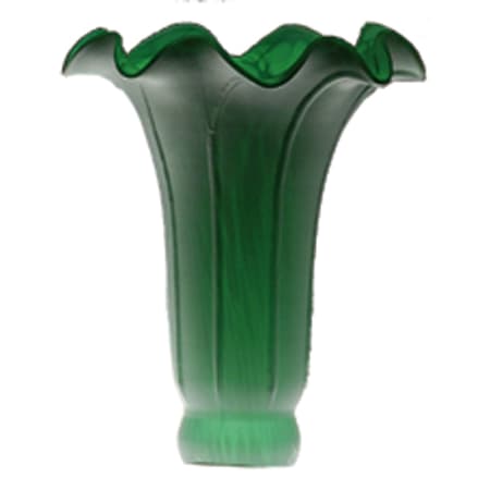 Meyda Tiffany Pond Lily 5" Tall Lamp Shade Nickel