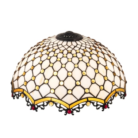 Meyda Tiffany Diamond and Jewel 9" Tall Lamp Shade N/A