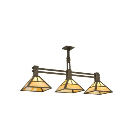 Meyda Tiffany 48" L "T" Mission 3 Light Island Chandelier Timeless Bronze