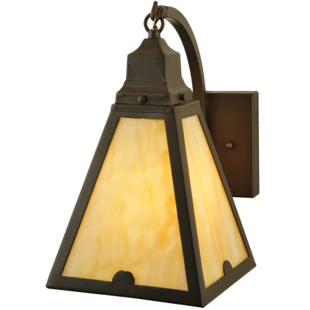 Meyda Tiffany 7" W Bentley Wall Sconce Timeless Bronze