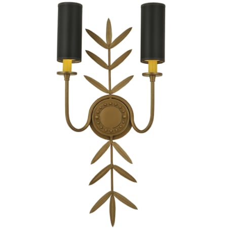 Meyda Tiffany Sunflower 2 Light 24" Tall Wall Sconce Gold Metallic