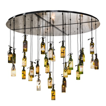 Meyda Tiffany Tuscan Vineyard 30 Light 72" Wide Multi Light Pendant Steel
