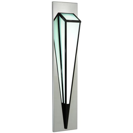 Meyda Tiffany Morton 46" Tall LED Wall Sconce Mirror Black
