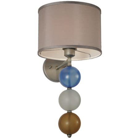 Meyda Tiffany Charmz 21" Tall Wall Sconce Nickel