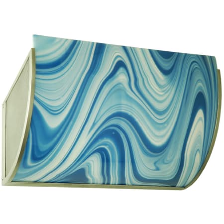 Meyda Tiffany Metro 2 Light 13" Tall Wall Sconce Blue