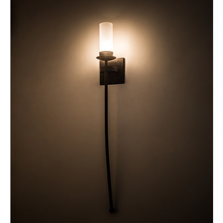 Meyda Tiffany Bechar 42" Tall Wall Sconce Coffee Bean