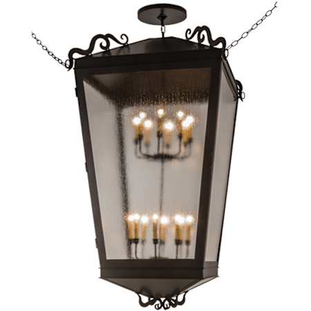 Meyda Tiffany Madeline 16 Light 46" Wide Taper Candle Pendant Timeless Bronze