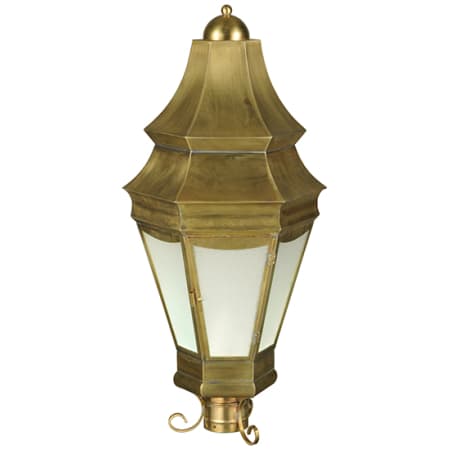 Meyda Tiffany Statesboro 31" Tall Post Light Satin Brass