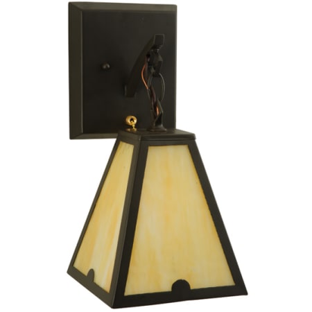 Meyda Tiffany Arnage 14" Tall Wall Sconce Timeless Bronze