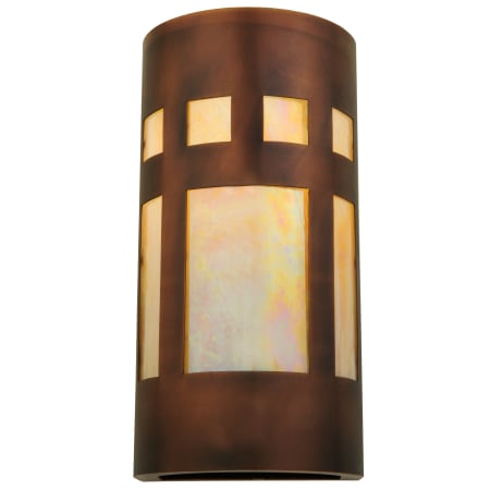 Meyda Tiffany 7" W Van Erp Wall Sconce Copper