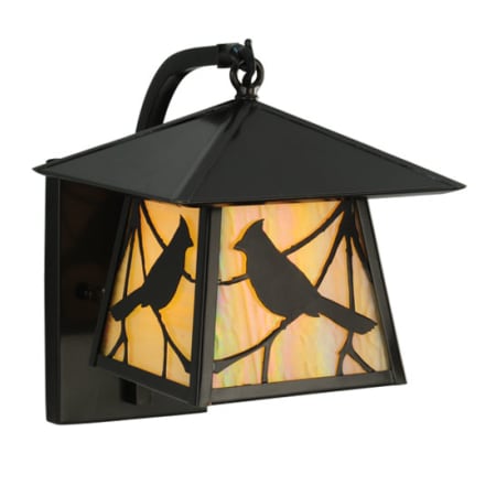 Meyda Tiffany Stillwater 10" Tall Wall Sconce Craftsman Brown