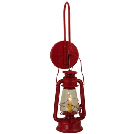 Meyda Tiffany Miners 26" Tall Wall Sconce Ruby Red