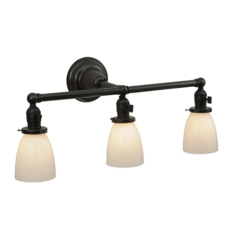 Meyda Tiffany Revival 3 Light 10" Tall Wall Sconce Craftsman Brown
