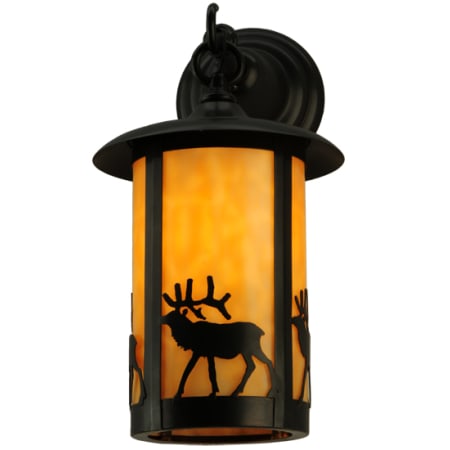 Meyda Tiffany Fulton 15" Tall Wall Sconce Craftsman Brown