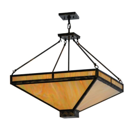 Meyda Tiffany Whitewing 4 Light 36" Wide Pendant Antique