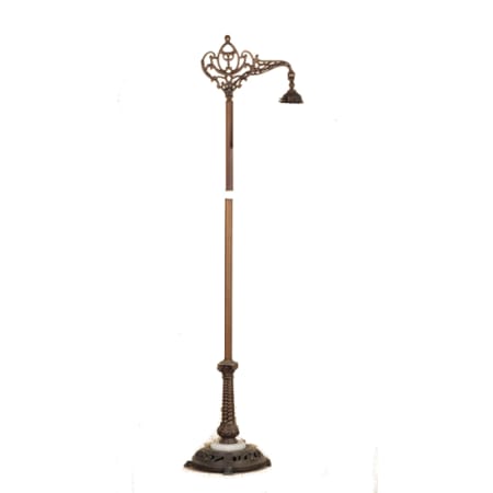 Meyda Tiffany Mahogany 59" Tall Lamp Base Mahogany Bronze