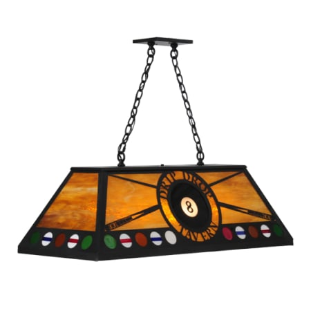 Meyda Tiffany Personalized 9 Light 39" Wide Billiard Linear Pendant N/A
