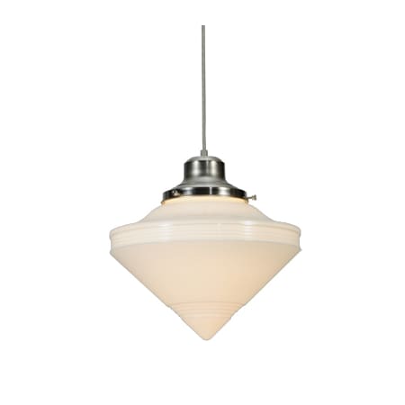 Meyda Tiffany Revival 14" Wide Pendant Brushed Nickel
