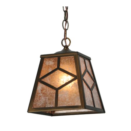 Meyda Tiffany Craftsman 11" Wide Pendant Antique Copper