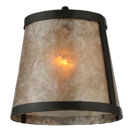 Meyda Tiffany Mission Prime 6.5" Tall Lamp Shade Timeless Bronze