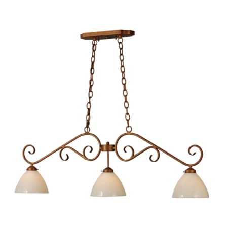 Meyda Tiffany Mona 3 Light 49" Wide Linear Pendant N/A