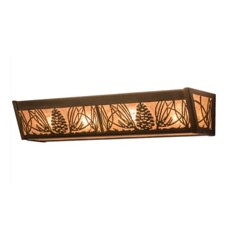 Meyda Tiffany 4 Light 5" Tall Wall Sconce Antique Copper