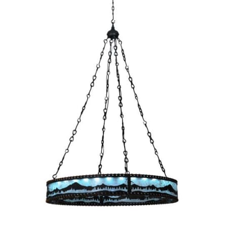 Meyda Tiffany Mountain Range 42" Wide Ring Chandelier Custom