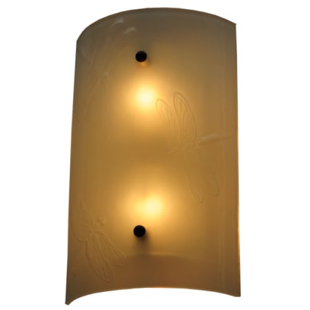 Meyda Tiffany Metro 2 Light 15" Tall Wall Sconce Nickel