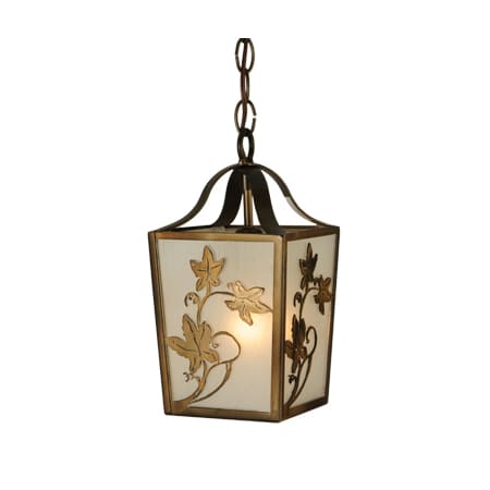 Meyda Tiffany Maple Vine 9" Wide Mini Pendant Antique Copper