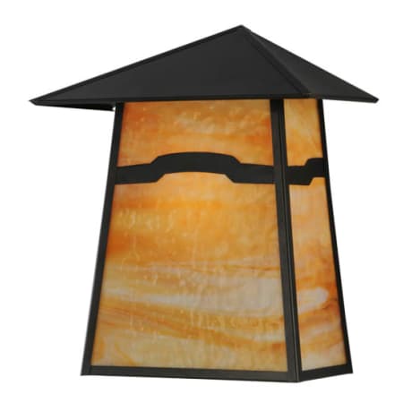 Meyda Tiffany Stillwater 18" Tall Wall Sconce Craftsman Brown