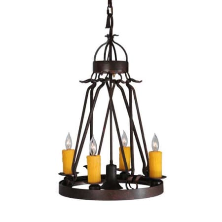 Meyda Tiffany Lakeshore 4 Light 19" Wide Taper Candle Multi Light Pendant N/A