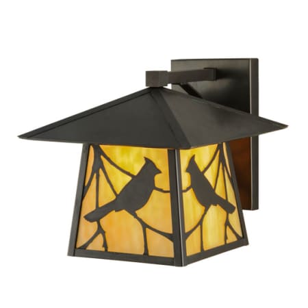 Meyda Tiffany Stillwater 12" Tall Wall Sconce Craftsman Brown