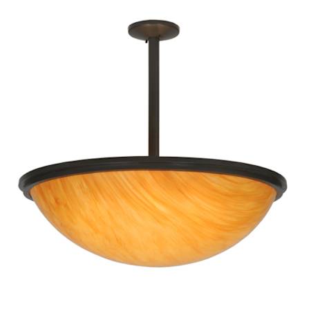 Meyda Tiffany Commerce 6 Light 36" Wide Pendant Timeless Bronze