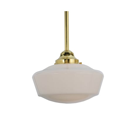Meyda Tiffany Revival 12" Wide Pendant Polished Brass