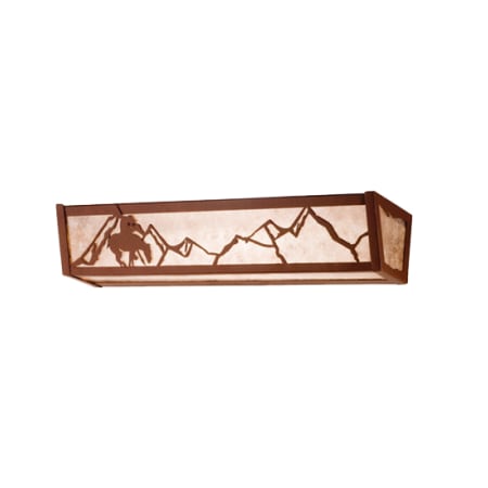 Meyda Tiffany 4 Light 5" Tall Wall Sconce Rust