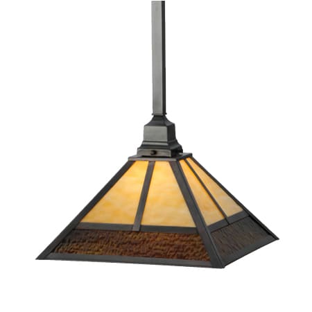 Meyda Tiffany Mission 29" Wide Pendant Craftsman Brown