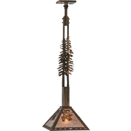 Meyda Tiffany Tall Pines 17" Wide Pendant Antique Copper