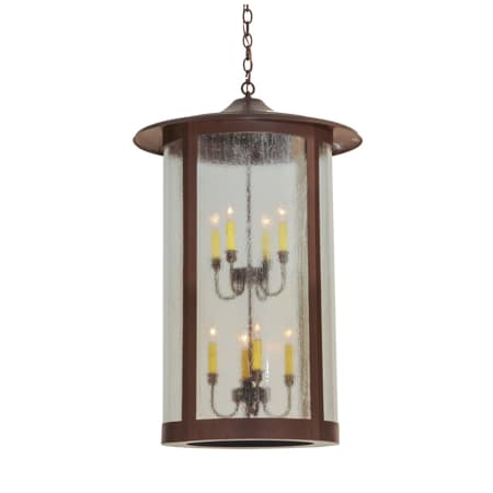Meyda Tiffany Fulton 8 Light 24" Wide Taper Candle Pendant N/A