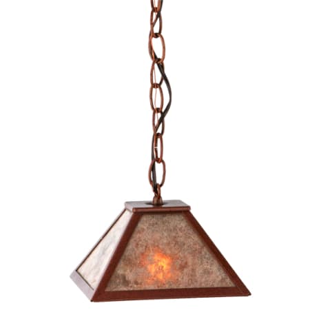 Meyda Tiffany Mission 11" Wide Pendant Rust