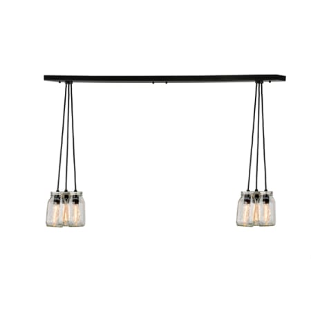 Meyda Tiffany Mason Jar 6 Light 9" Wide Multi Light Pendant N/A