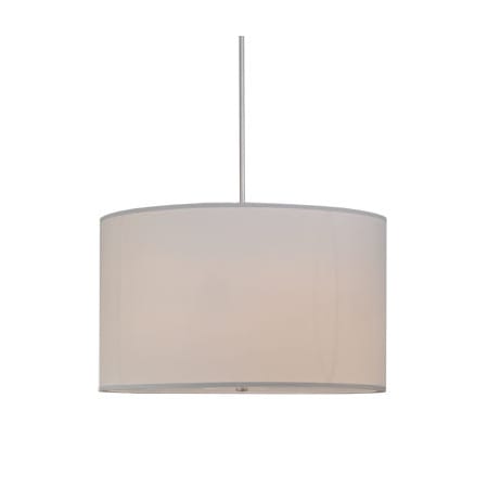 Meyda Tiffany Cilindro 6 Light 36" Wide Pendant Brushed Nickel