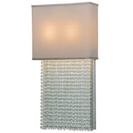 Meyda Tiffany Francesca 2 Light 27" Tall Wall Sconce Pewter