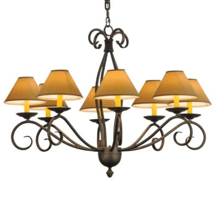 Meyda Tiffany Sienna 8 Light 40" Wide Chandelier French Bronzed / Custom