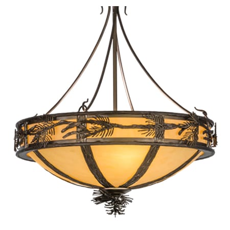 Meyda Tiffany Lone Pine 3 Light 20" Wide Pendant Antique Copper